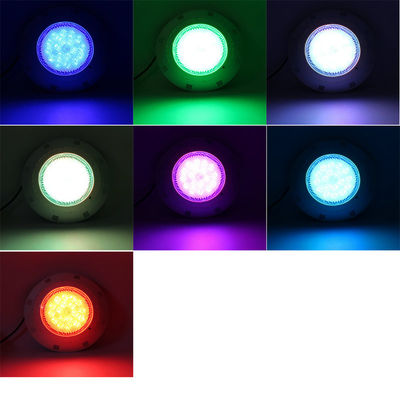 Farbe, die angebrachtes LED Pool-Oberflächenlicht 54W IP68 ändert